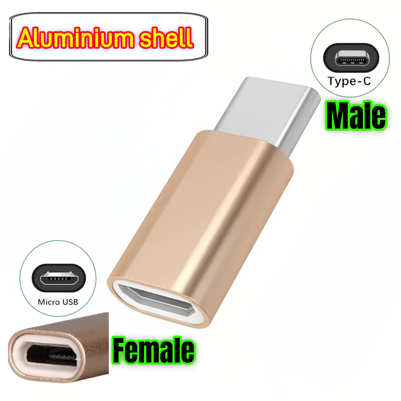 Aluminium Shell Micro F to Type-C
