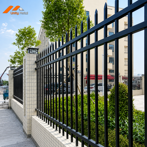 Système de clôture en aluminium à piquets, barrières décoratives à pointes pour projets gouvernementaux et d'infrastructure - Product Image 2