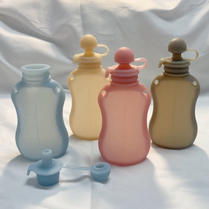 Bolsa de Almacenamiento de Leche Materna de Silicona de Grado Alimenticio, Botella Reutilizable para Almacenamiento de Alimentos para Bebés, Bolsa de Almacenamiento de Silicona de Grado Alimenticio - Product Image 6