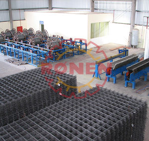 Ligne de Production de Machine à souder/maille, fil d'acier 3 lignes, barres d'armature mécaniques en acier - Product Image 4