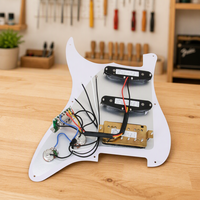 YUANXIN ST-A0587 Pickguard pré-câblé écaille de tortue avec micro à aimant Alnico5 pour guitare électrique (plastique et métal)