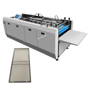 Fully Automatic Hardcover Book Cover Making Machine Rigid Box Edge Wrapping Machine Book Cover Edge Folding Machine