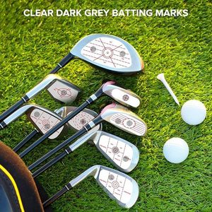 <b>Golf</b> Impact Label Tape Training Aid For Swing Improvement With Distance Loss Guide And Alignment Markers - Product Image 4