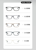 Gafas Ópticas de Moda para Hombre 2026, Monturas de Seis Colores Sólidos con Varillas Superelásticas, Aptas para Todas las Formas de Rostro