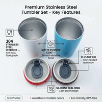 Gobelet à café réutilisable en acier inoxydable avec couvercle, tasse de voyage isotherme de 12 oz, anti-fuite, gobelet isotherme personnalisé avec logo
