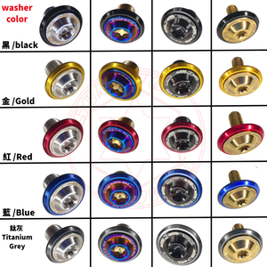 Pernos para Espejos de Motocicleta SOMOTO Taiwan SUS304 de Acero Inoxidable, Rosca M8 CW CCW, Acabado PVD Titanio Quemado - Product Image 5