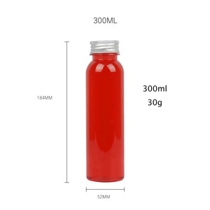 Bouteilles PET vides de 300 ml (10 oz) pour thé au lait et jus, avec couvercle, pour thé boba et champagne - Product Image 1