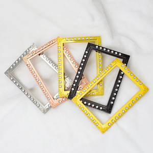 Cadre photo en métal pour billet de concert, modèle unique, fini, DIY, pour fans de stars, avec diamants décoratifs, personnalisable - Product Image 1
