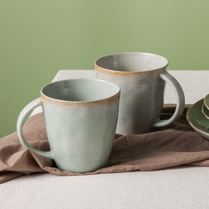 Taza de Café de Cerámica de Color Menta Mambo, Popular, Fabricada por Hualian, OEM ODM, Apta para Lavavajillas y Microondas, en Caja de Regalo - Product Image 6