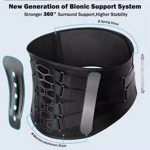 Ceinture de soutien lombaire réglable AOFIT pour le travail, avec logo personnalisé OEM, pour adulte, avec coussin lombaire amovible - Product Image 4