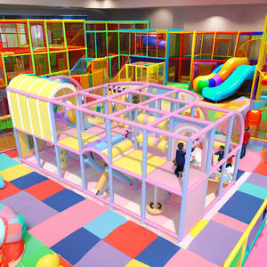 ของเล่นแบบนิ่มสำหรับเด็กวัยหัดเดินปราสาทแสนซนพร้อมแพลตฟอร์มไฟฟ้าวัสดุพลาสติกสไลด์สำหรับเด็ก - Product Image 4