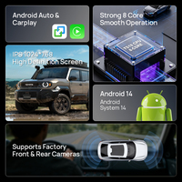 Reproductor de coche Android 14 10,25/12,3 pulgadas para TOYOTA FJ Land 2008-2015 Radio de coche Multimedia Carplay Auto USB WIFI Headunit