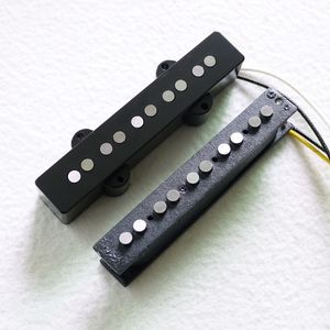 Donlis DJ551 Pastilla de bajo <span class=keywords><strong>jazz</strong></span> vintage de 5 cuerdas con imán de AlNiCo 5 y bobina de placa de fibra vulcanizada - Product Image 4