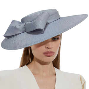 Phụ nữ thanh lịch hàng đầu <span class=keywords><strong>hat</strong></span> Nhà thờ bên kinh doanh mặc giản dị phổ biến nhất OEM ODM chính thức vải fascinator quyến rũ rơm thiết kế - Product Image 1