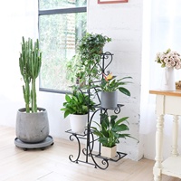 Présentoir de fleurs en métal, 1 pièce, support pour jardin, Patio et bureau, présentoir de fleurs