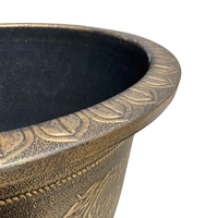 Grand pot rond en plastique pour lotus, idéal pour la maison, le balcon, le jardin, la terrasse, l'hôtel, couleur et logo personnalisables, design moderne, pot de fleurs