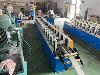 Machine de formage à froid de profilés en acier léger à commande PLC automatique haute vitesse, certifiée CE ISO, pour système de charpente murale