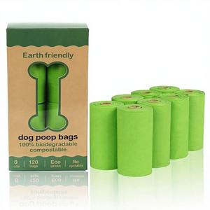 Wholesale 15pcs 20pcs Eco-Friendly Plastic <b>Dog</b> Poop <b>Bags</b> Holder Garbage Box with Bone Dispenser - Product Image 1