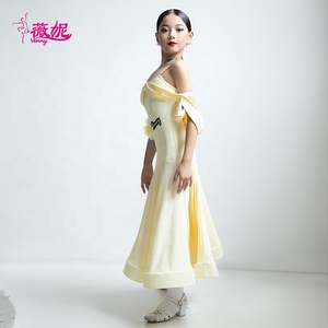 Costume de <span class=keywords><strong>danse</strong></span> latine femmes enfants automne/hiver à la mode jarretelle combinaison Performance porter Vennystyle 2024 robes modernes - Product Image 4