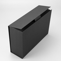 Boîte de papier en carton rigide magnétique pliable avec logo personnalisé pour emballage de cadeaux, vente en gros