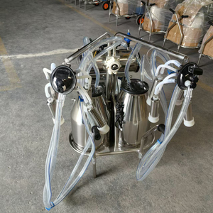 Buen precio hogar caminar portátil vaca lechera oveja uso ordeñadora compresión de aire ventosa ajustable ordeñadora - Product Image 6