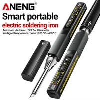 Fer à souder ANENG SL108 96W, charge rapide Type-C, écran OLED, portable, pointe T12, affichage numérique