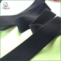 EW003 Fournisseur Fabricant Bande Élastique en Nylon Noir et Blanc de 4 cm pour Sous-vêtements