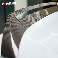 Pour BMW G80 M3 G42 M2 G87 2023-2024 2 série GT Style véritable Fiber de carbone aileron de coffre arrière aile