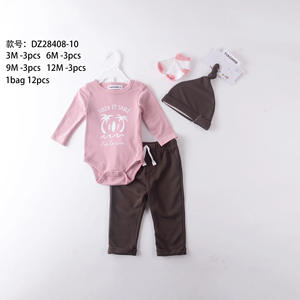 Ensemble 4 pièces pour enfants : sweat à capuche à manches longues, chaussettes, coton, printemps automne - Product Image 3