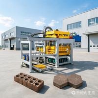 Machine automatique de fabrication de briques en béton de 35 secondes et 4800W à faible coût d'exploitation pour les entrepreneurs