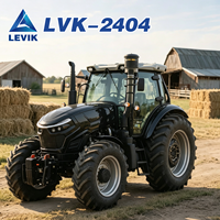 Tracteurs agricoles diesel 4x4 de haute qualité, tracteur à roues 4x4 de 240 CV avec chargeur frontal pour la manutention des matériaux agricoles
