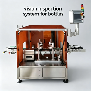 Machine d'inspection visuelle automatique haute vitesse pour la détection des bavures, des éclats, des rayures, des différences de couleur, des codes QR sur les flacons cosmétiques et l'équipement de tri - Product Image 5