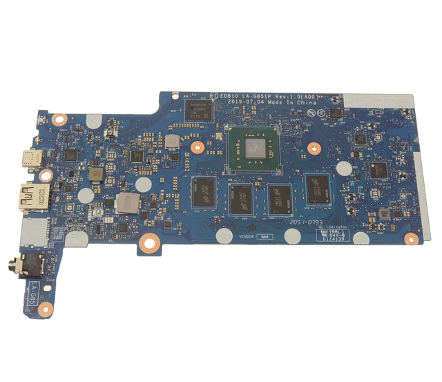0137C3 Used Laptop Motherboard for 3100 Chromebook Intel N4020 4GB 32GB New