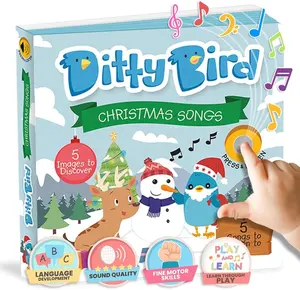 幼儿圣诞书带有铃声和节日歌曲的婴儿书
