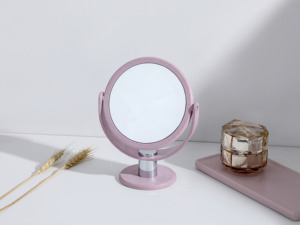 HAIXIN 360 Xoay Nhựa Tùy Chỉnh Màu Sắc Đôi Bên Gương Mỹ Phẩm Bảng Gương Trang Điểm - Product Image 2