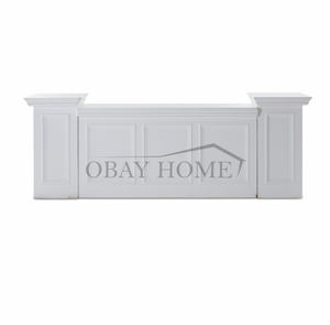 ร้อนขายตู้บาร์ไม้งานแต่งงานบาร์ให้เช่าเฟอร์นิเจอร์กลางแจ้งบาร์เหตุการณ์สีขาว - Product Image 3