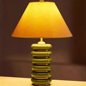 Phong cách cổ điển phòng khách gốm trang trí bảng đèn mộc mạc phong cách chủ phòng ngủ cao cấp cạnh giường ngủ đèn led e26 e27 ce được liệt kê - Product Image 5