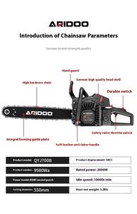 Duitsland Ayredun Hoogvermogen Elektrische Paalzaag Industriële Huishoudelijke Kleine Benzine Kettingzaag voor Boom- en Houtkap - Product Image 6