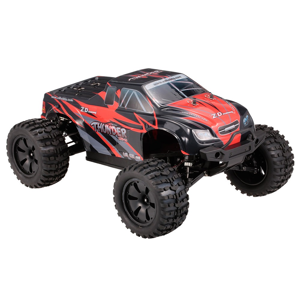 ZD रेसिंग 9106 एस 1/10 पैमाने 4WD Brushless बिजली के आर सी राक्षस ट्रक