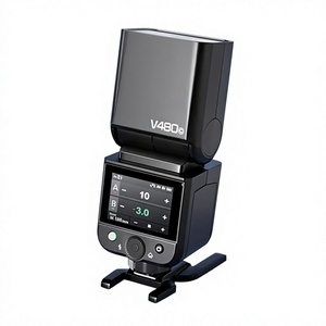 แฟลชติดกล้อง Godox V480 V1mid หน้าจอสัมผัส สำหรับกล้องฟูจิ/รองรับการซิงค์ความเร็วสูง พกพาสะดวก เหมาะสำหรับถ่ายภาพบุคคลและงานแต่งงาน - Product Image 1
