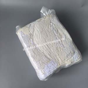 ผ้าเช็ดทำความสะอาดอุตสาหกรรมสีขาวทำจากฝ้ายแท้  โซลูชั่นประหยัดต้นทุนสำหรับการเช็ดทำความสะอาดจำนวนมาก - Product Image 1