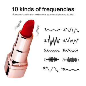 USB Chargeable 1 Modes Vibration Sex Toys Pretty <strong>Lipstick</strong> <strong>Vibrator</strong> for Woman Clitoris - Product Image 6