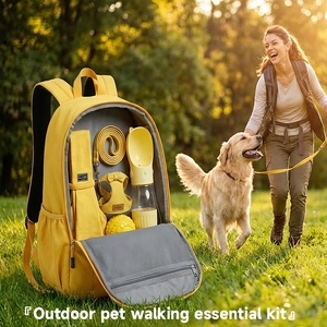 Conjunto de Arnês Ajustável Anti-Puxão para Animais de Estimação com Fivela de Metal e Guia para Cães e Gatos, para Passeio, Treinamento e Atividades ao Ar Livre - Product Image 3