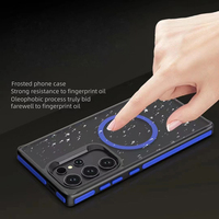 Nouvel arrivage étui translucide givré mat double ton bouclier armure pour Samsung Galaxy S20 S21 FE S22 S23 S24 5g Plus Ultra