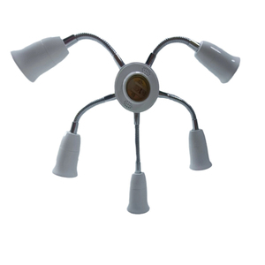 E27 để E27 chuyển đổi mở rộng giữ đèn E26/E27 ổ cắm ánh sáng Extender 6 + 1 E26 chuyển đổi đầu giữ đèn - Product Image 1