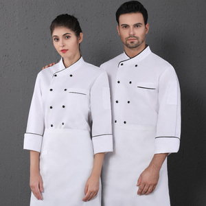 Uniforme <span class=keywords><strong>de</strong></span> cuisinier Hôtel Restaurant chinois et occidental Vêtements <span class=keywords><strong>de</strong></span> cuisine arrière - Product Image 3