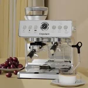 Empstorm k-fincan 4 bardak otomatik demlemek değirmeni ile taşınabilir elektrikli expresso kahve makinesi