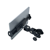Support de téléphone cylindrique universel de haute qualité, étanche, 5-12 pouces, avec clip réglable à 360 degrés pour tablette et phablet