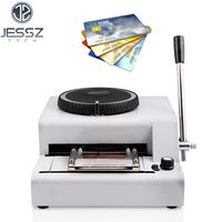 Machine à embosser les cartes bancaires 72A, machine à embosser les cartes de crédit, embosseuse de cartes PVC, prix d'usine