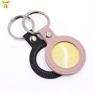 Stocked Aa Keychain Hand-<b>Stitched</b> Sobriety for Display Collection Storage Lucky Keyring Coin Holder - Product Image 4